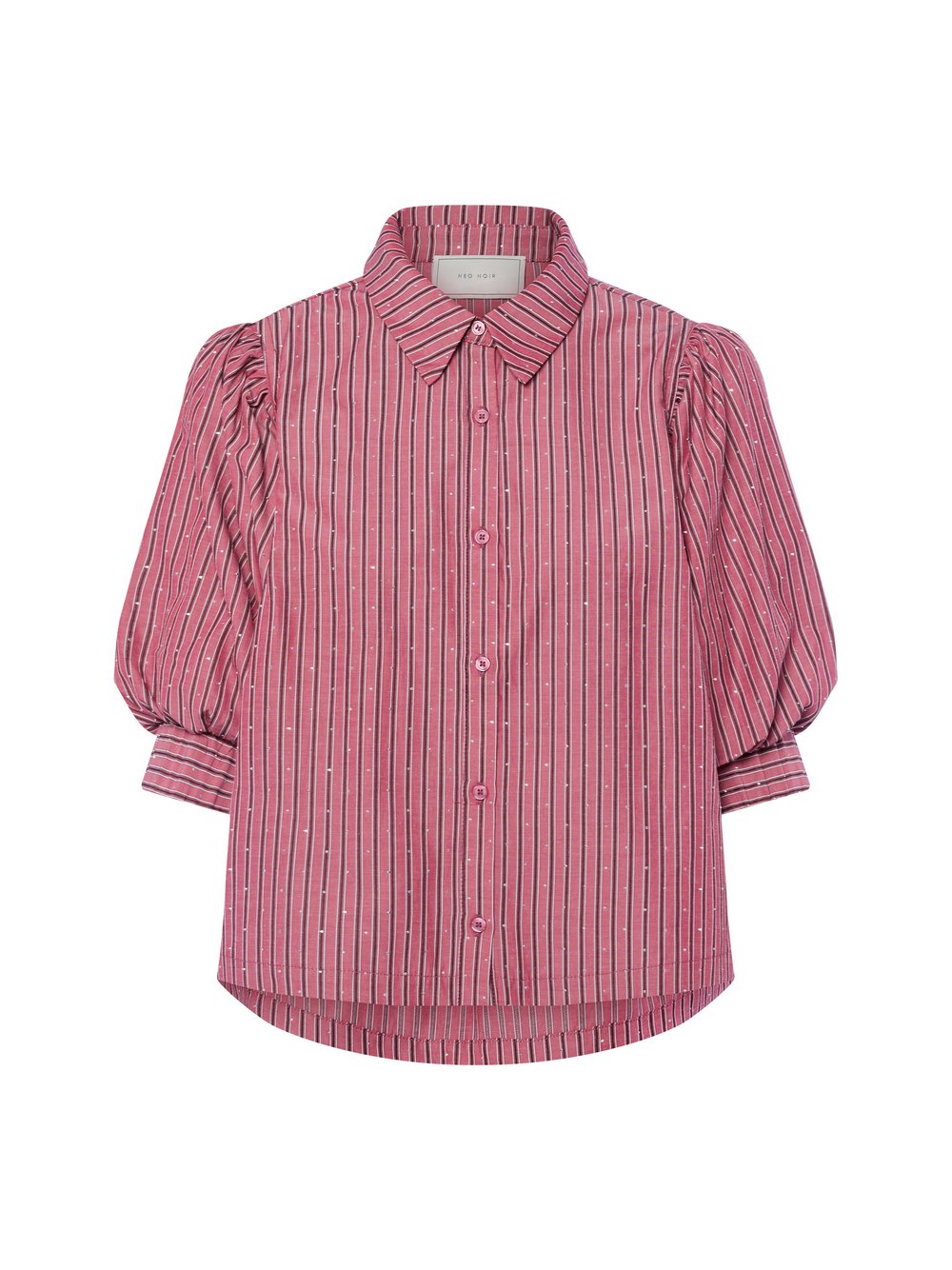 Neo Noir Hemdbluse Damen mehrfarbig gestreift, 34