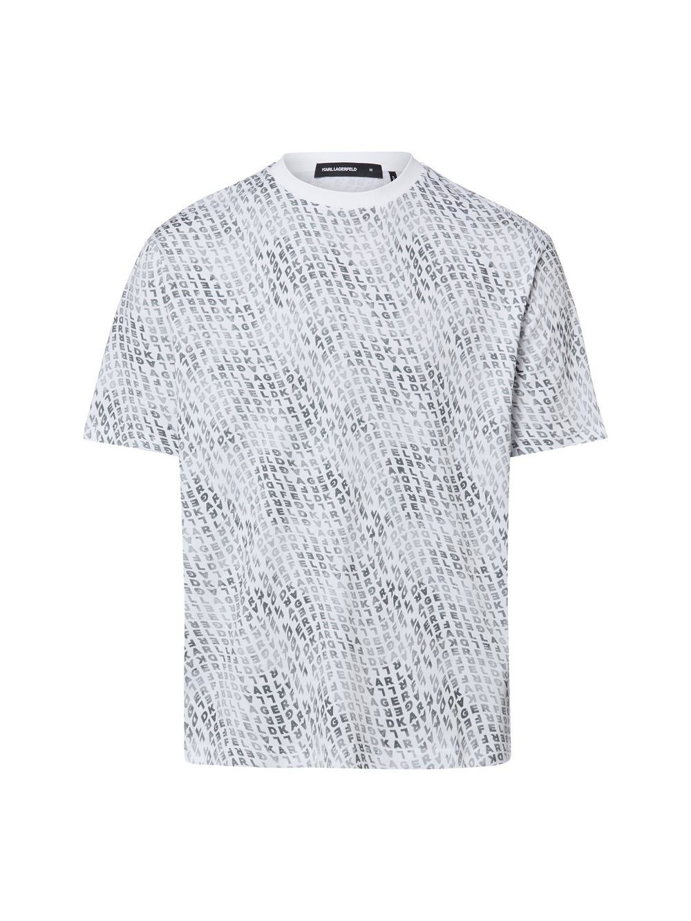 KARL LAGERFELD T-Shirt Herren Baumwolle (100%) mehrfarbig gemustert, M