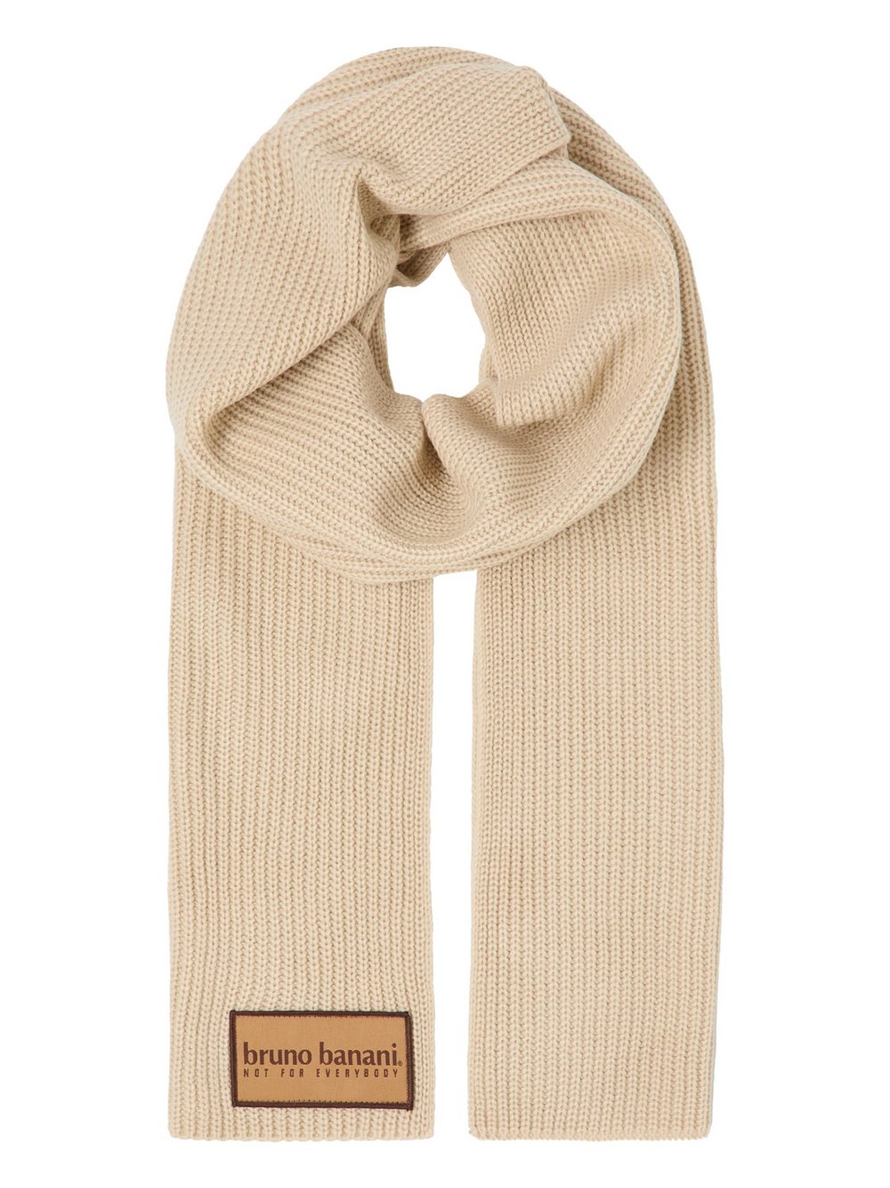 Thumbnail - Bruno Banani Schal Herren beige, ONE SIZE