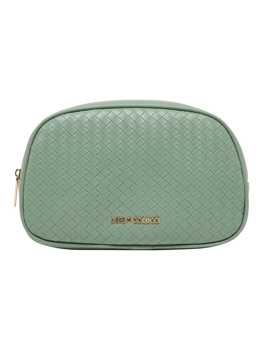 Thumbnail - Carlo Colucci Kulturbeutel  Damen Kunstleder grün gemustert, ONE SIZE