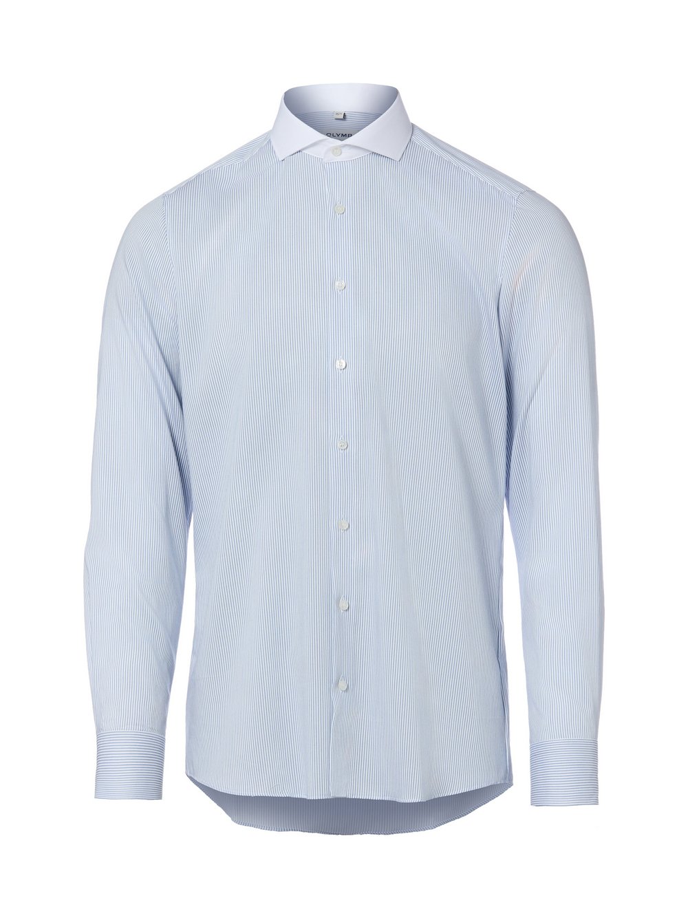 Thumbnail - OLYMP Level Five Businesshemd Herren Slim Fit Baumwolle (100%) weiß gestreift, 44
