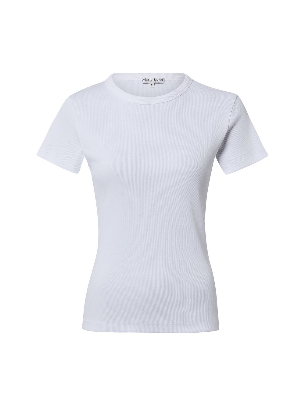 Marie Lund T-Shirt Damen Baumwolle weiß, M