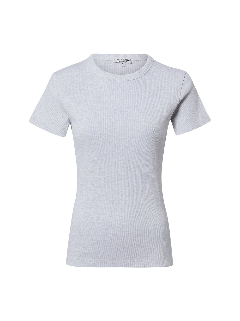 Marie Lund T-Shirt Damen Baumwolle grau meliert, S