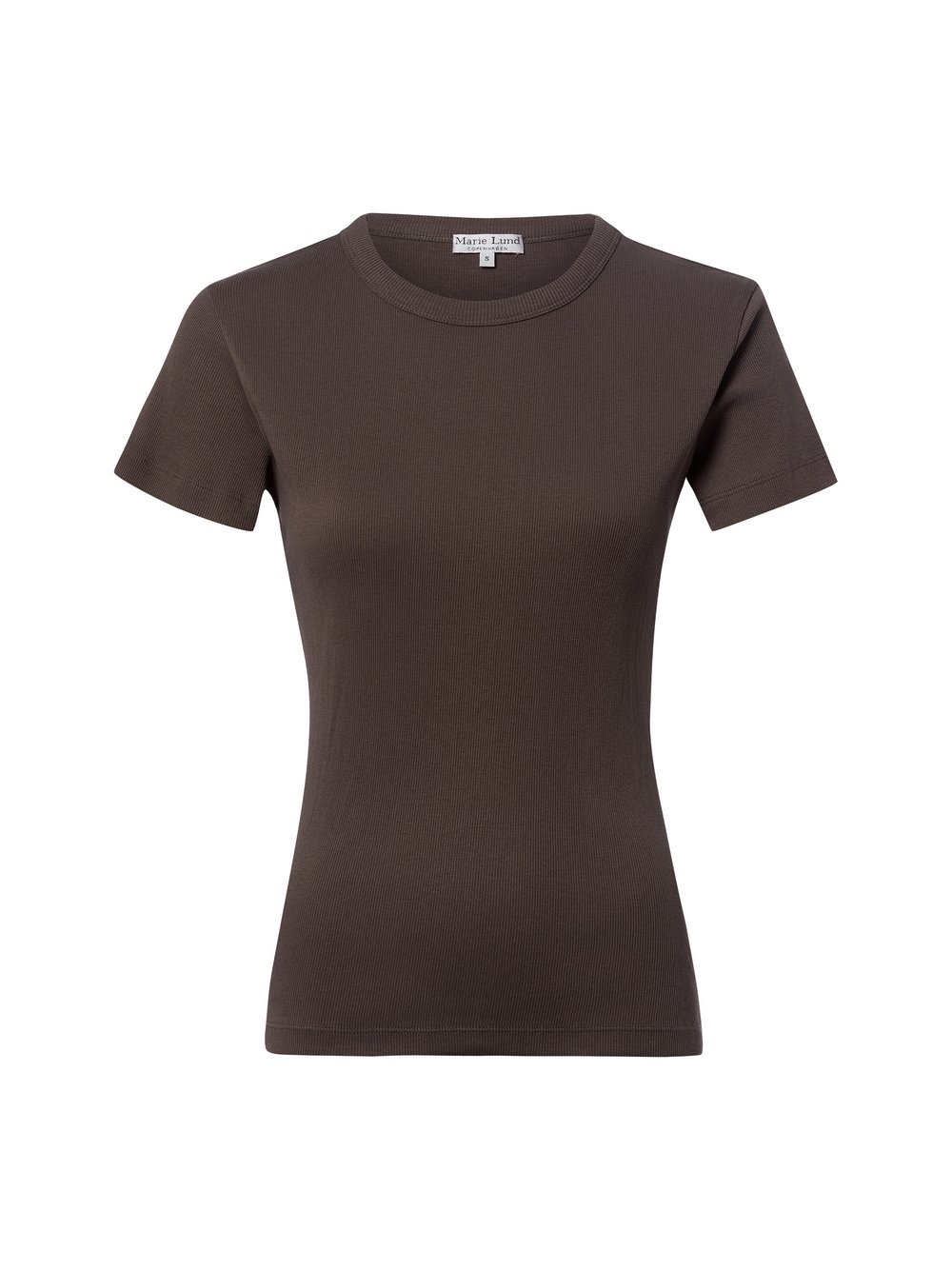 Marie Lund T-Shirt Damen Baumwolle braun, M