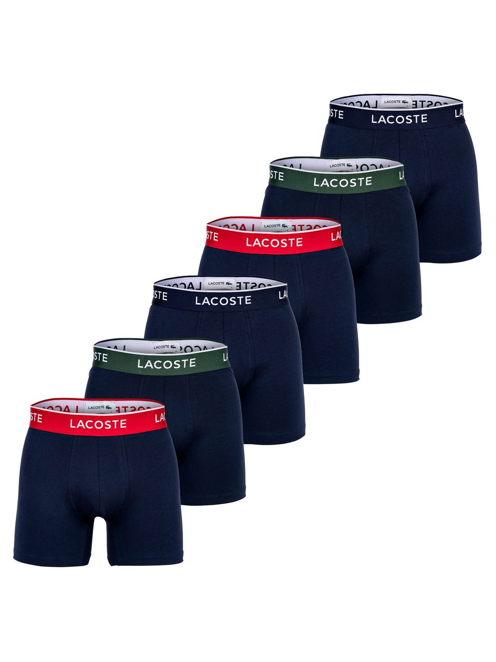 Lacoste Boxershort 6er Pack Herren Baumwolle blau, XXL