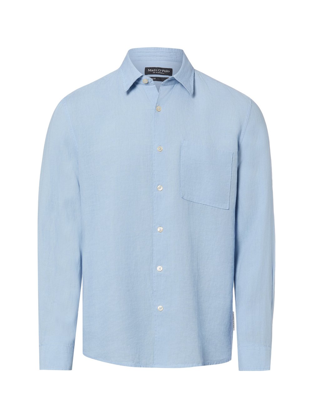 Thumbnail - Marc O'Polo Freizeithemd aus Leinen Herren Regular Fit blau, M