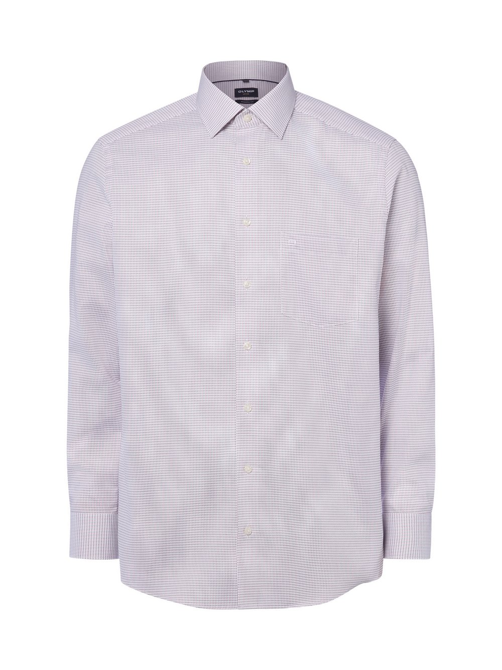 OLYMP Luxor modern fit Hemd Herren Baumwolle (100%) mehrfarbig gemustert, 39