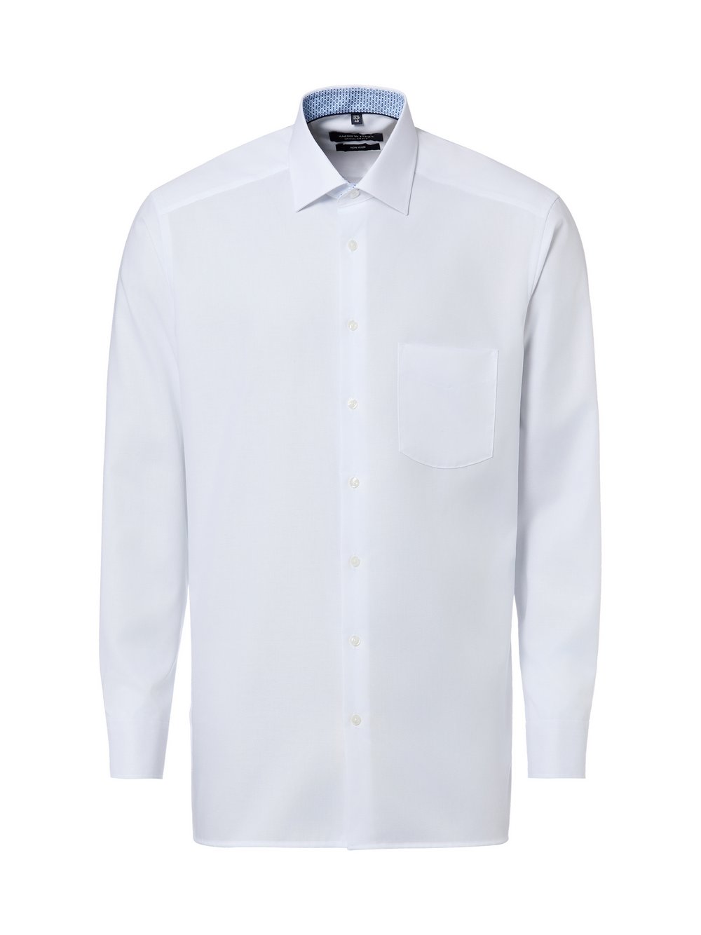 Andrew James Businesshemd Herren Regular Fit Baumwolle (100%) weiß, 41