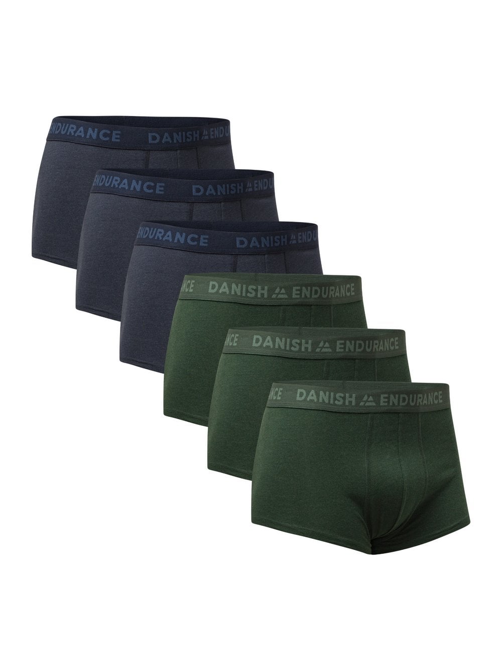 DANISH ENDURANCE Boxershorts Herren Baumwolle blau meliert, M
