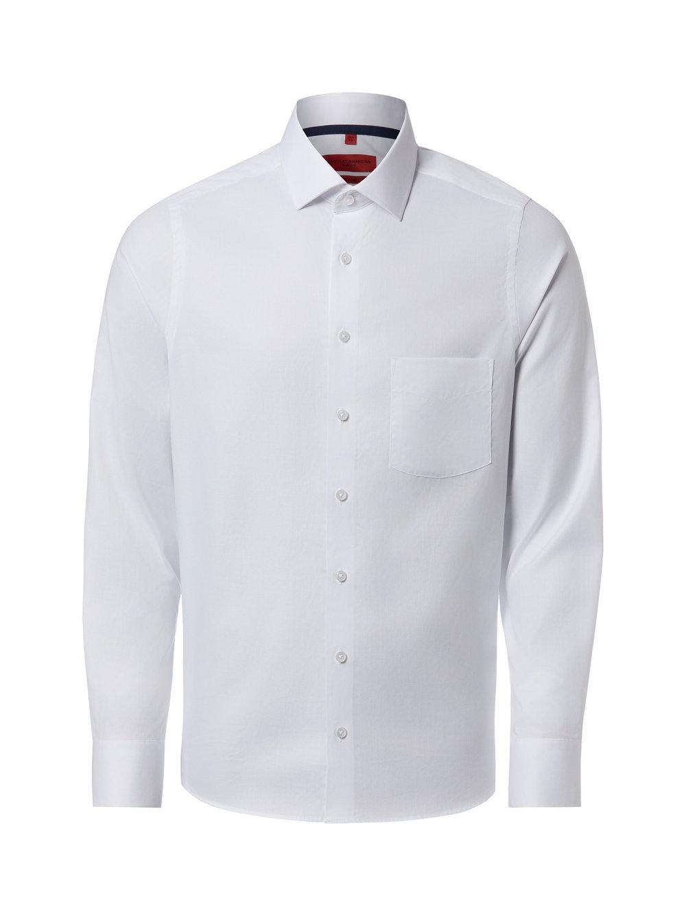 Finshley & Harding Businesshemd Herren Slim Fit Baumwolle (100%) weiß gestreift, 42