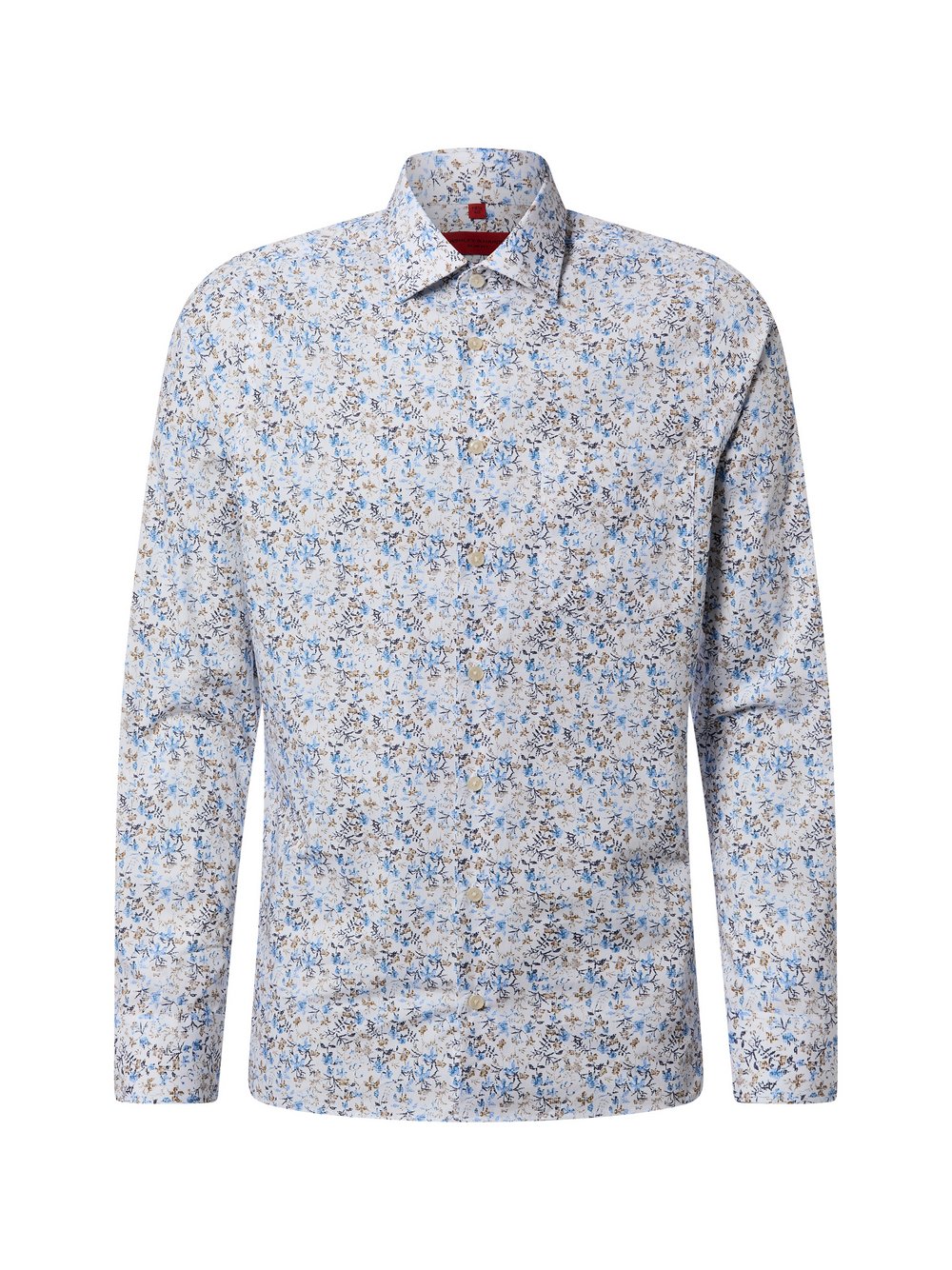 Finshley & Harding koszula biznesowa - Easy Care Mężczyźni Slim Fit Bawełna biały|wielokolorowy|niebieski|brązowy
