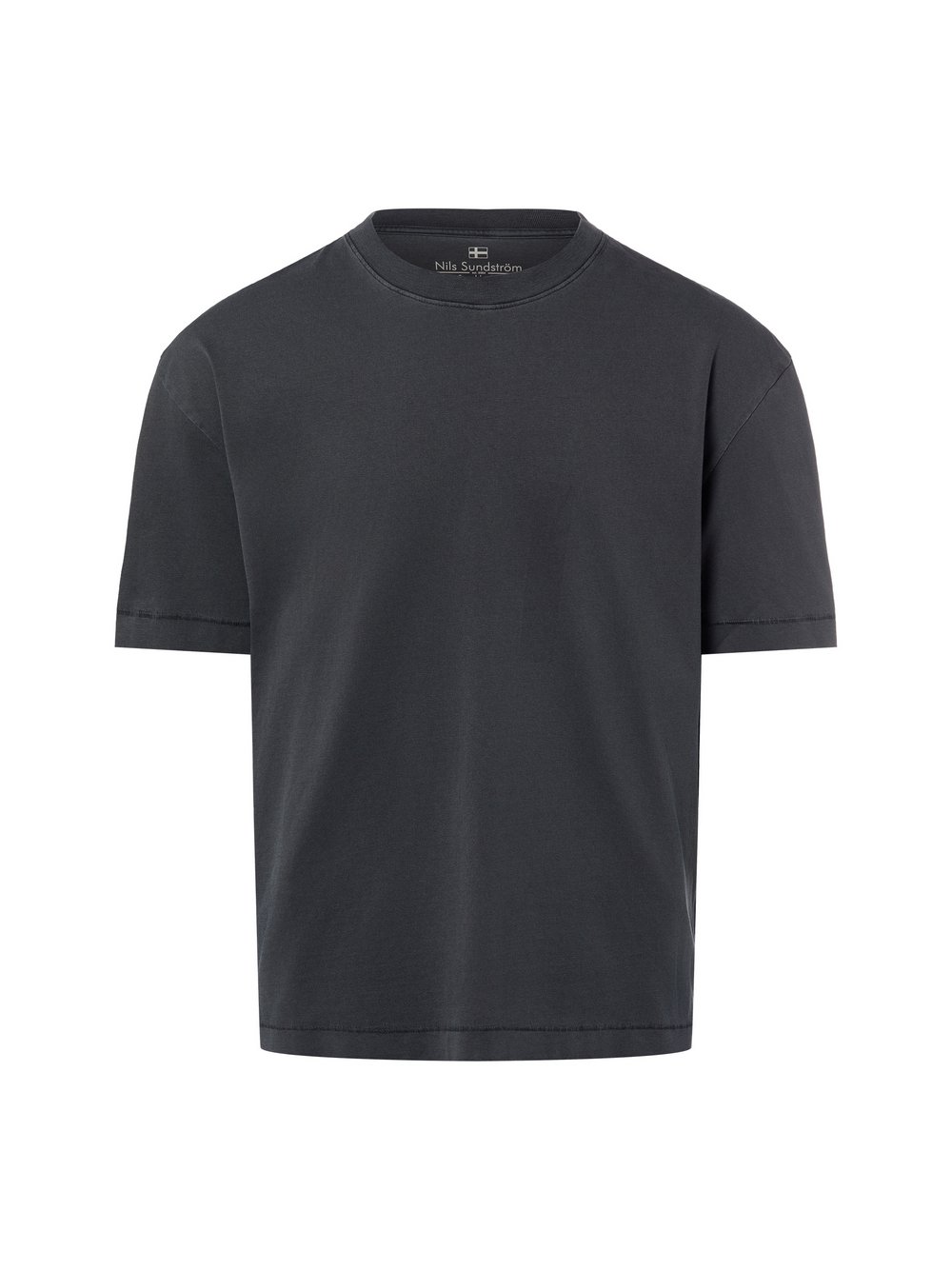 Nils Sundström T-Shirt Herren Jersey grau, S
