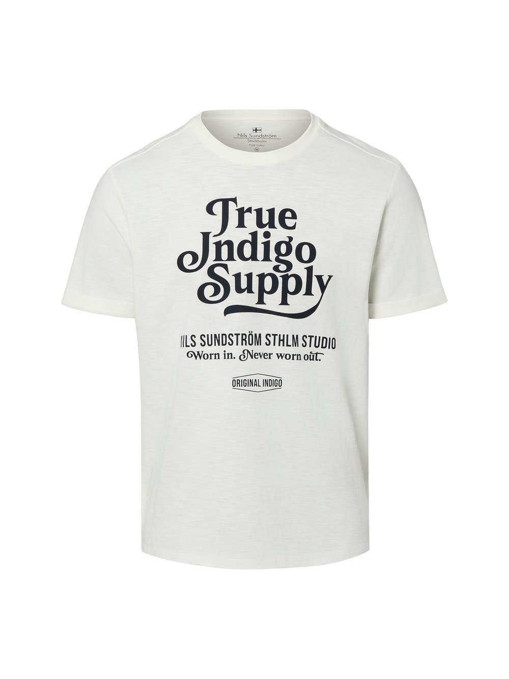 Nils Sundström T-Shirt Herren Jersey mehrfarbig bedruckt, XXL