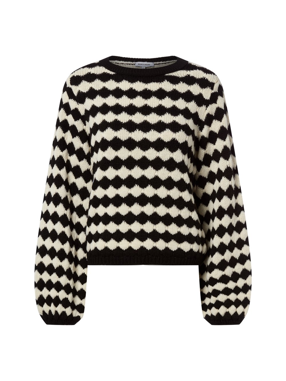 More & More Pullover mit Woll-Anteil Damen mehrfarbig gemustert, 44