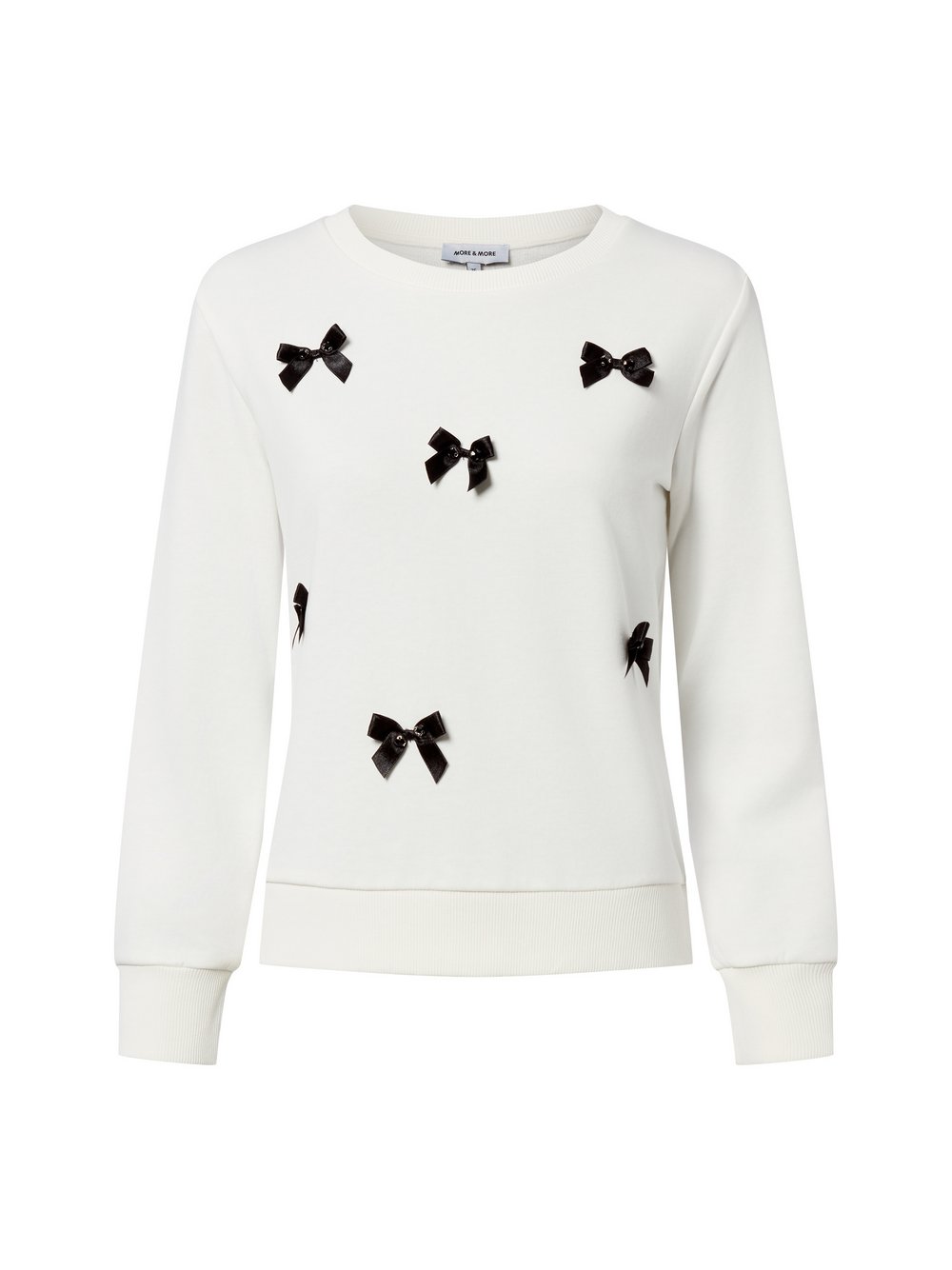 More & More Sweatshirt Damen Baumwolle mehrfarbig gemustert, 46