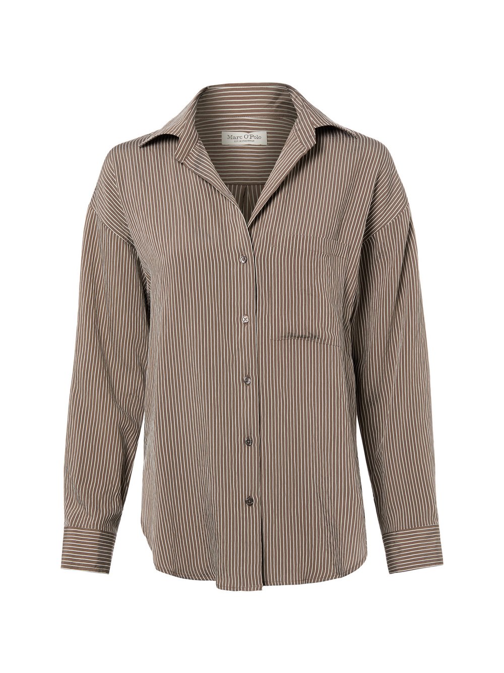 Thumbnail - Marc O'Polo Hemdbluse Damen Viskose mehrfarbig gestreift, 44