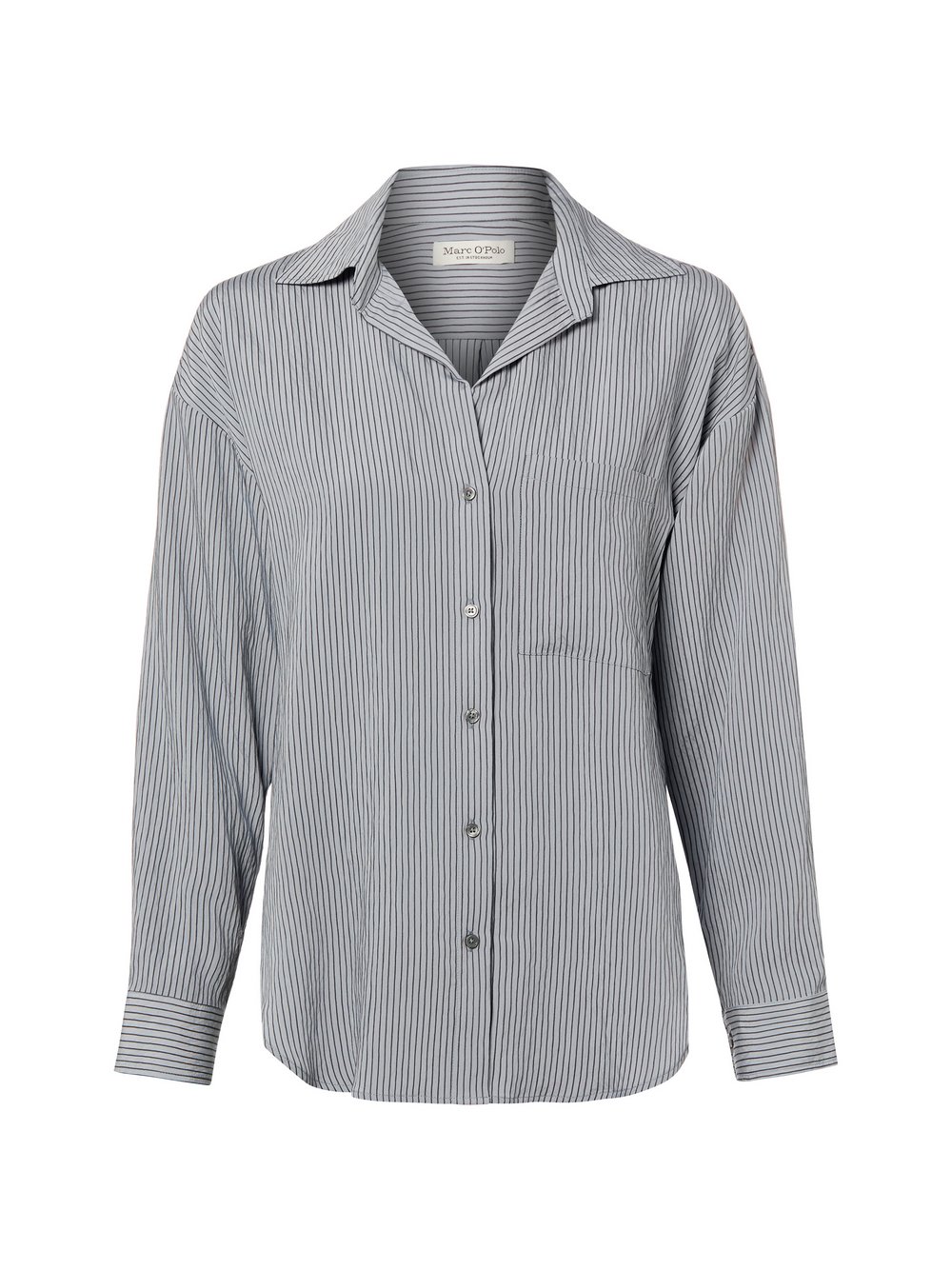 Thumbnail - Marc O'Polo Hemdbluse Damen Viskose mehrfarbig gestreift, 42