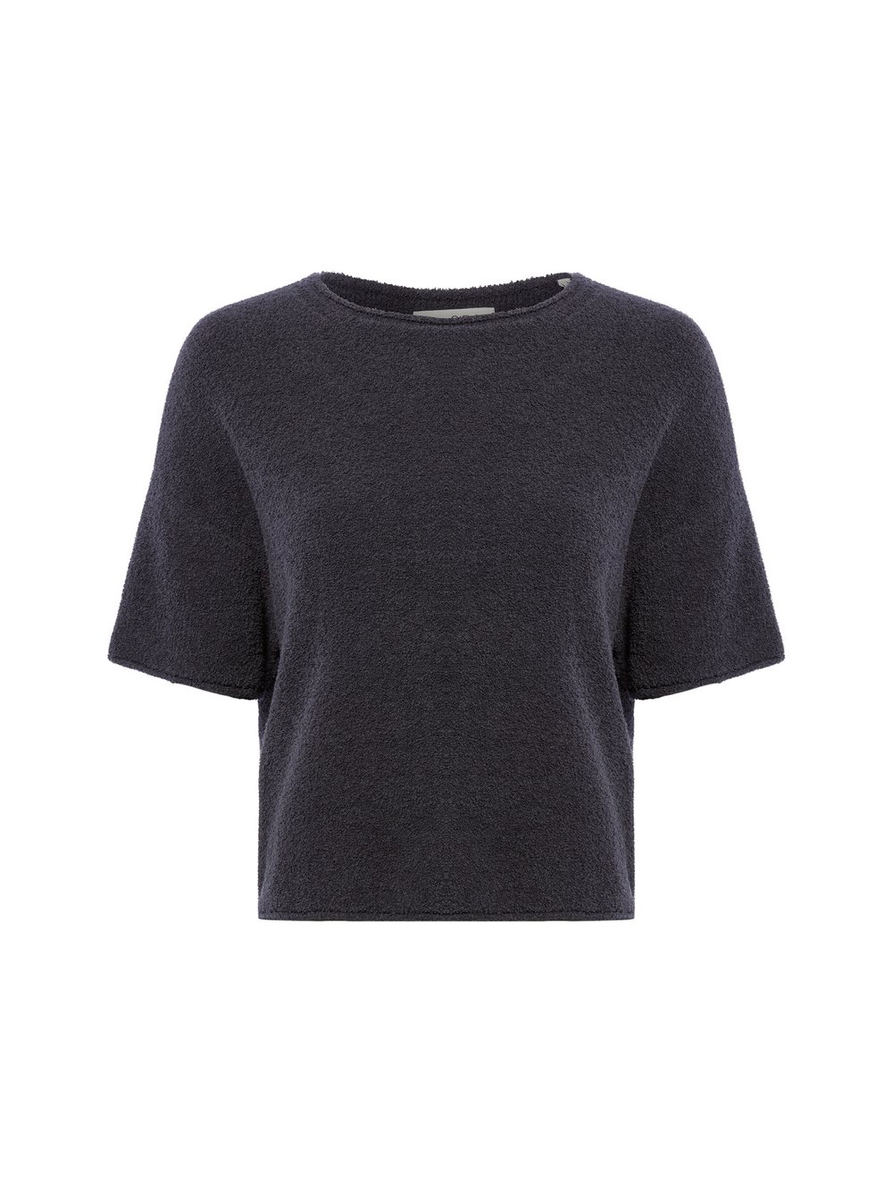 Thumbnail - Marc O'Polo Strickshirt Damen Baumwolle grau strukturiert, XL