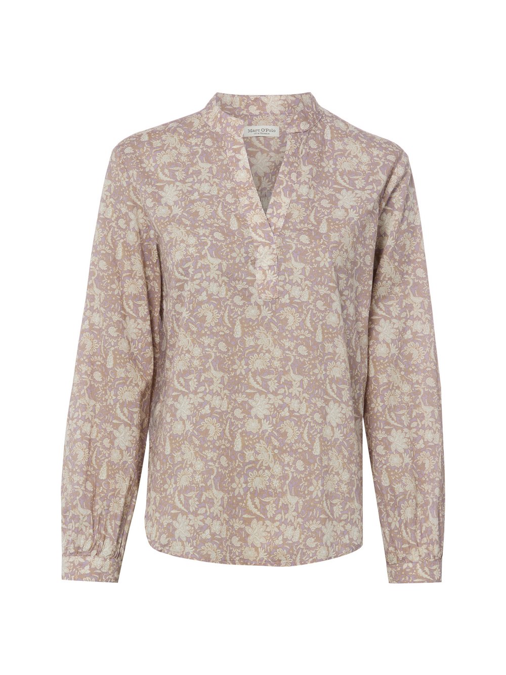 VAN GRAAF Marc O'polo Damen Oliv Blusenshirt Baumwolle (100%) Grün, Größe 38