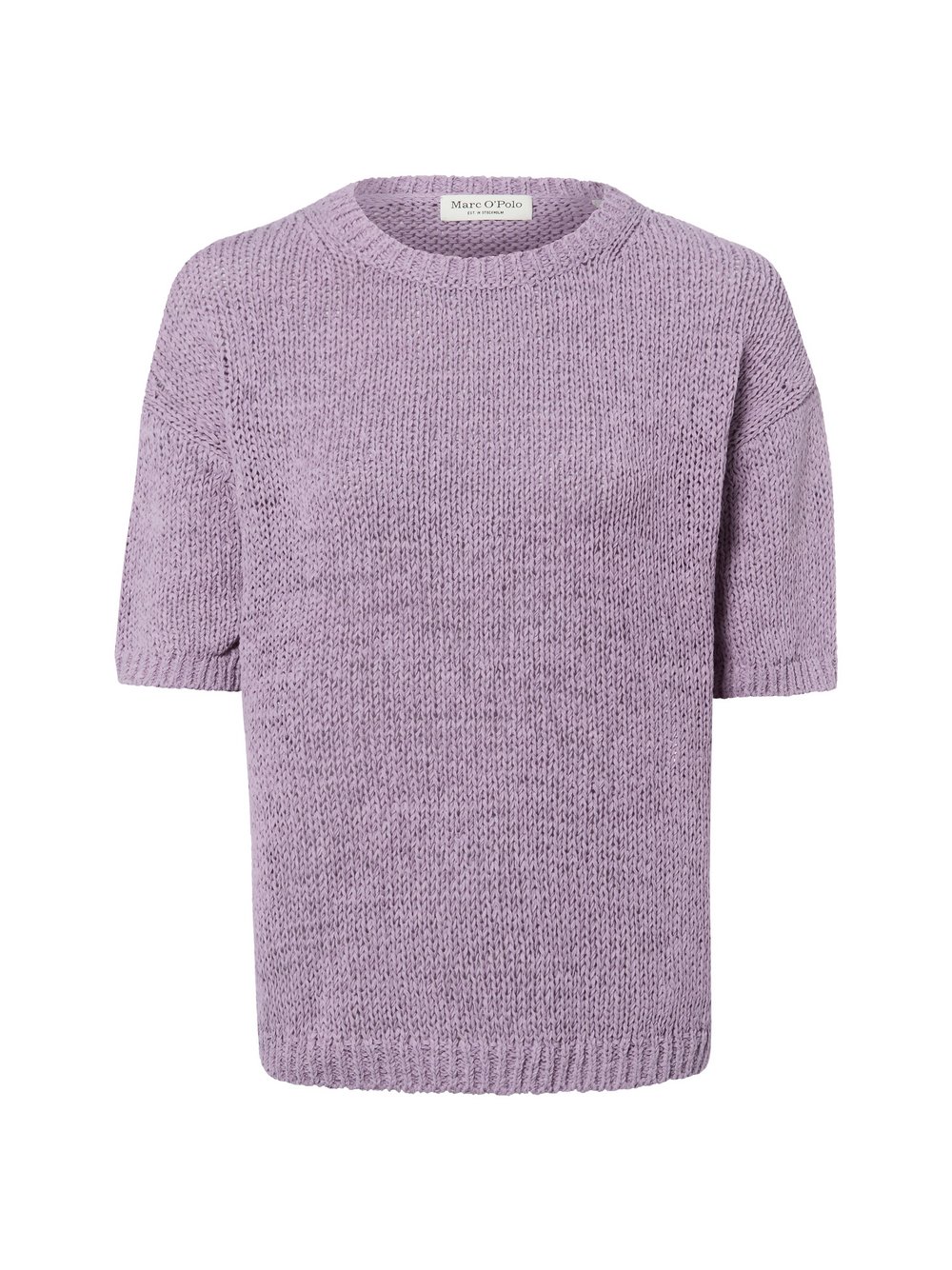 VAN GRAAF Marc O'polo Damen Flieder Strickpullover Baumwolle Lila, Klein