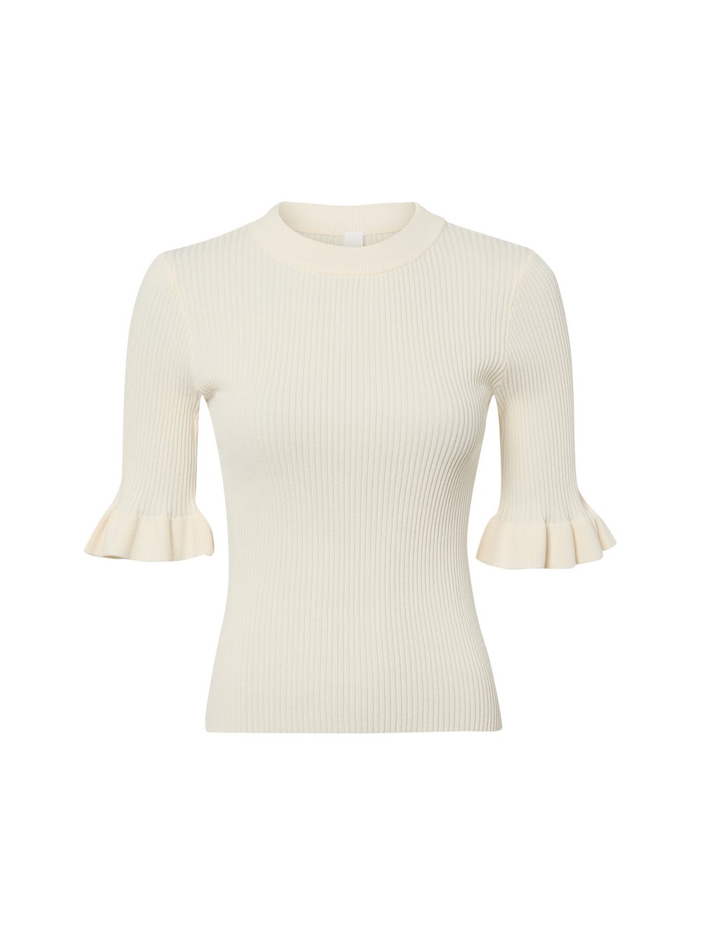 Thumbnail - Y.A.S Strickshirt Damen weiß strukturiert, S