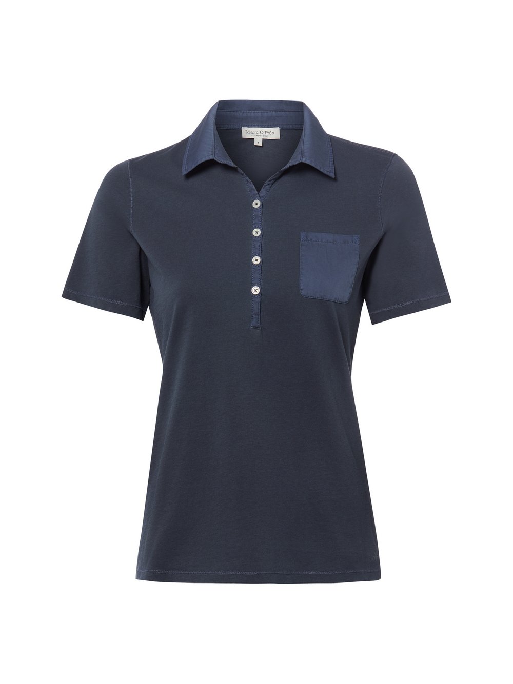 Marc O'Polo koszulka polo Kobiety Bawełna niebieski, XS