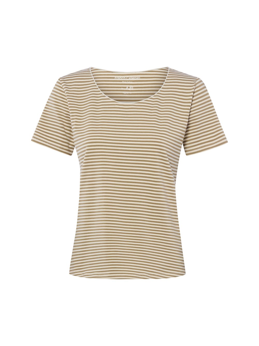 Franco Callegari T-Shirt Damen Baumwolle mehrfarbig gestreift, XXL