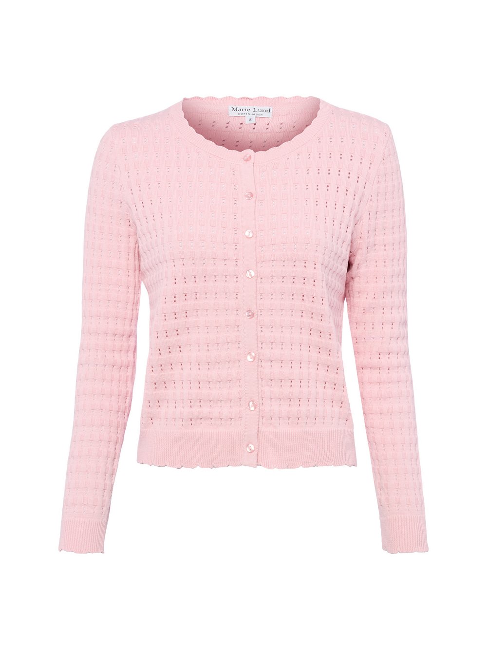 Marie Lund Strickjacke Damen Baumwolle (100%) rosa, XXL