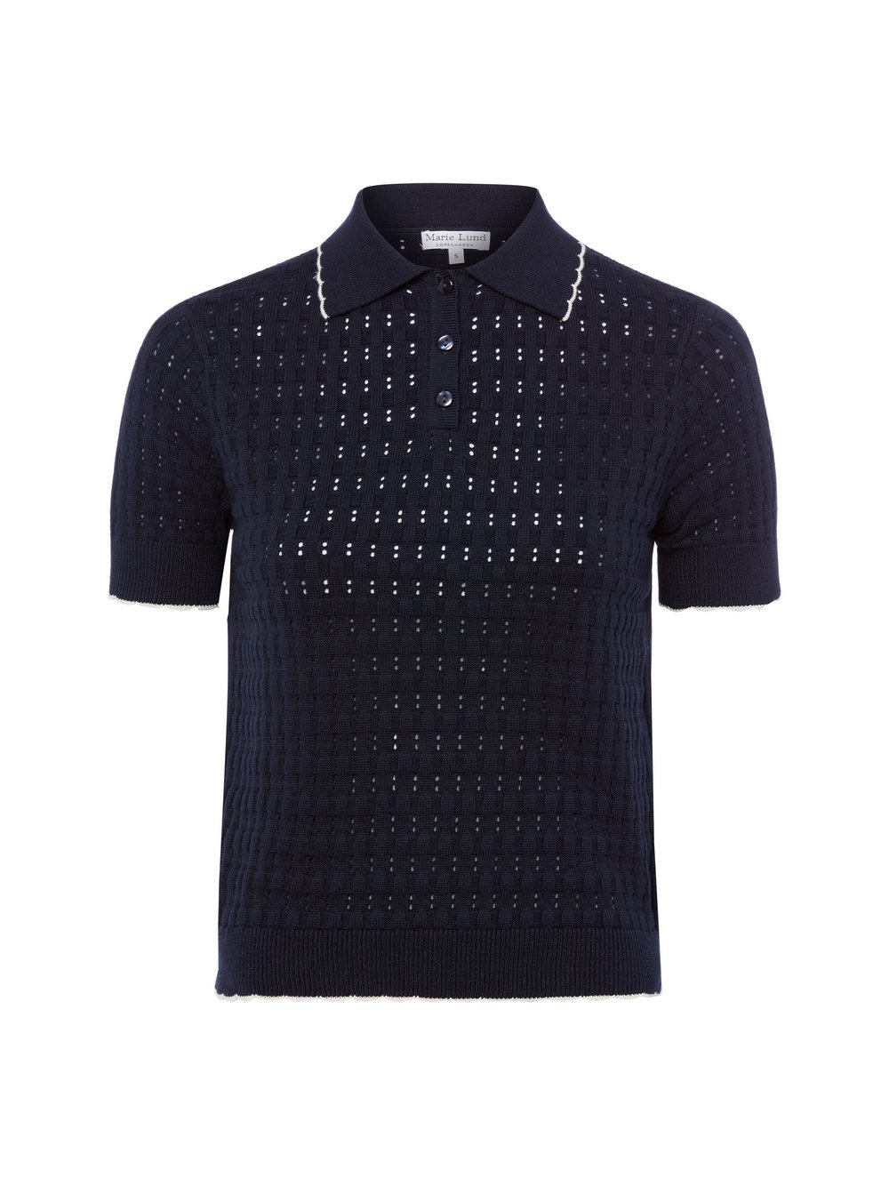 Marie Lund Strickshirt Damen Baumwolle (100%) blau, XL