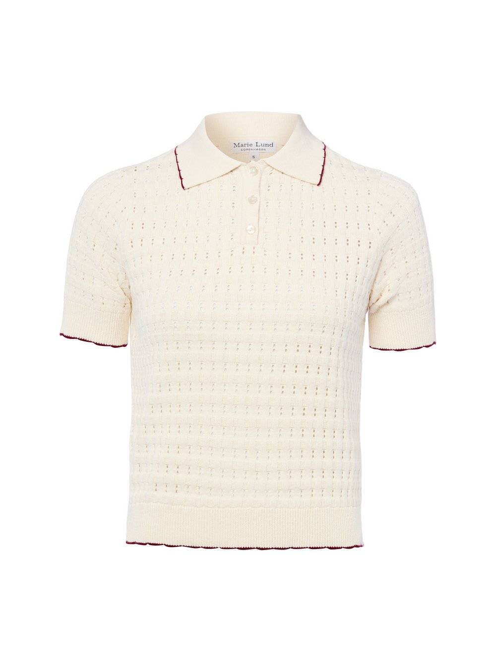 Marie Lund Strickshirt Damen Baumwolle (100%) weiß, XL