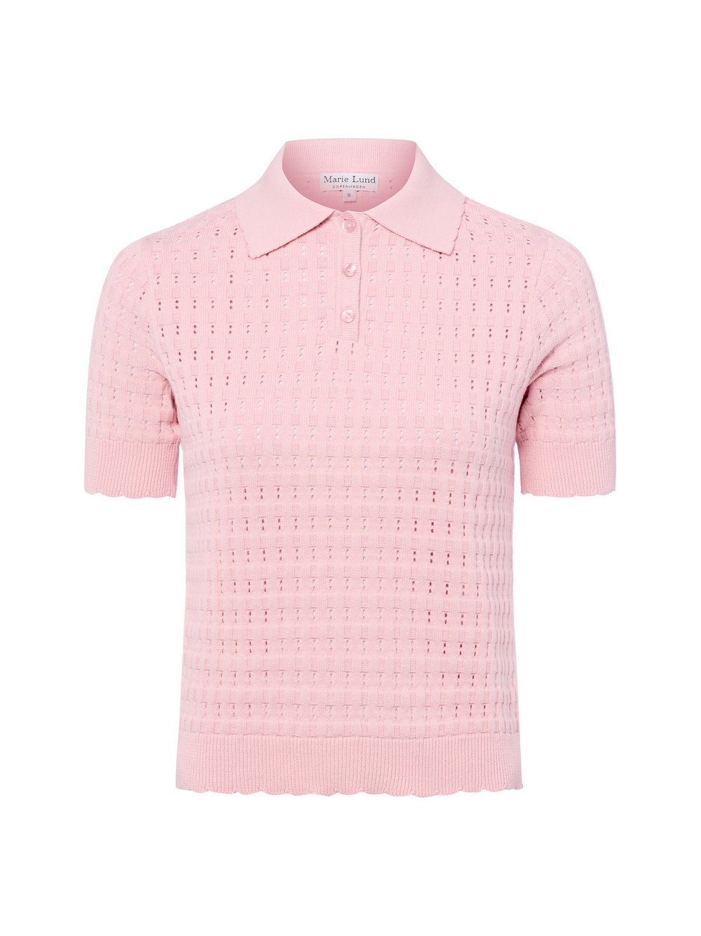 Marie Lund Strickshirt Damen Baumwolle (100%) rosa, S