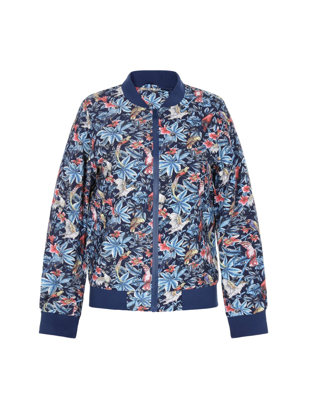 MyMo Jacke Damen blau bedruckt, XS