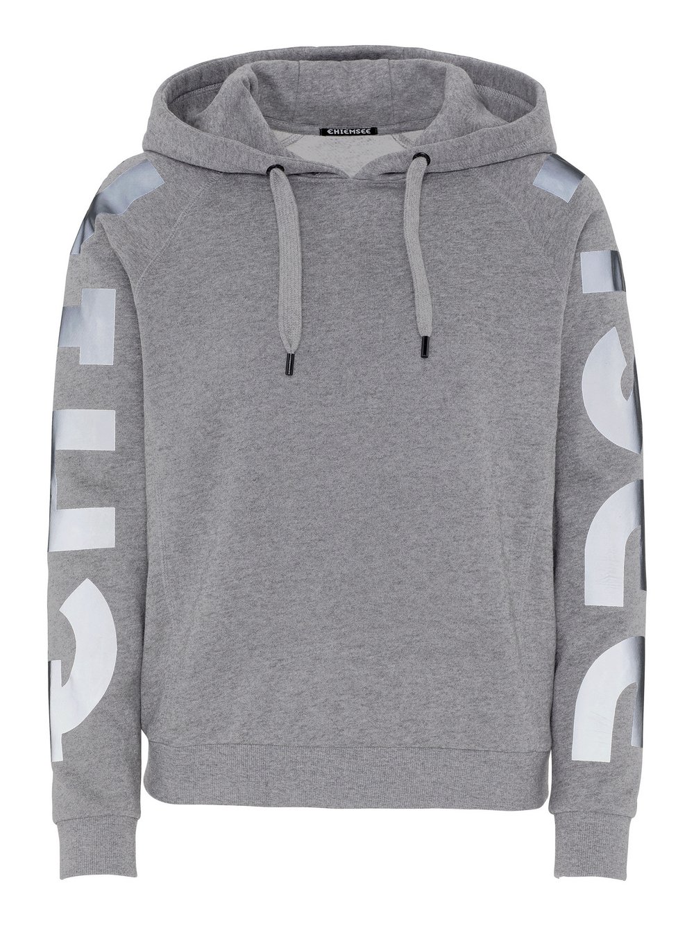 Chiemsee Sweatshirt Damen Baumwolle grau bedruckt, S