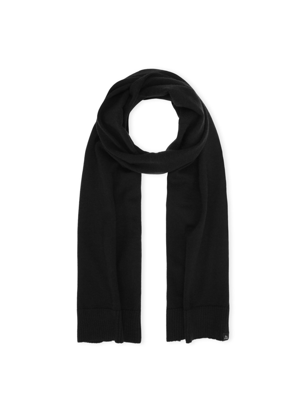 DANISH ENDURANCE Wollschal Damen Wolle schwarz, ONE SIZE