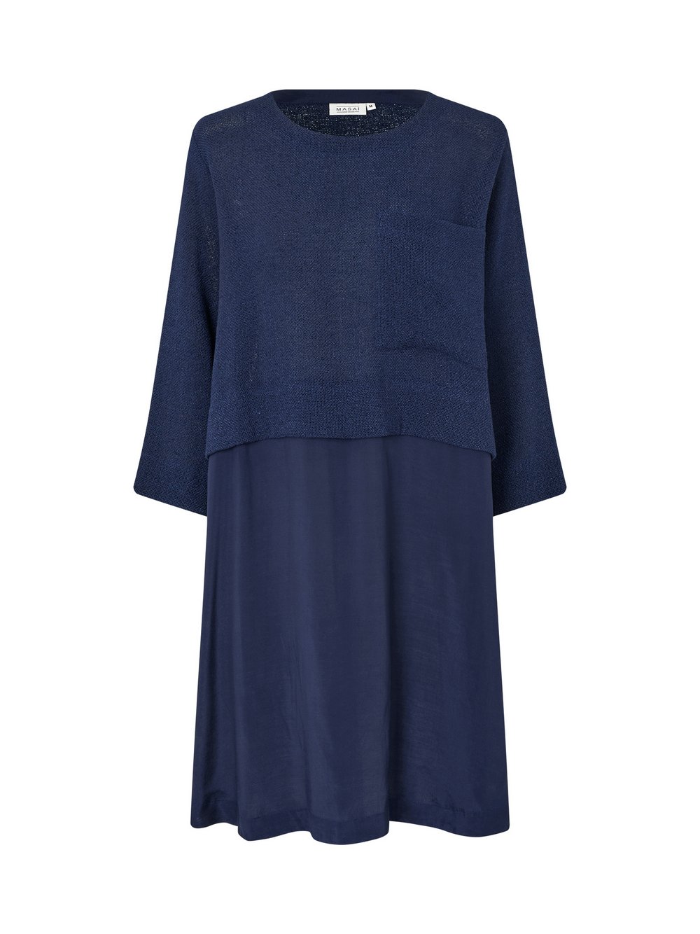 Masai Midikleid Damen Baumwolle blau, 40