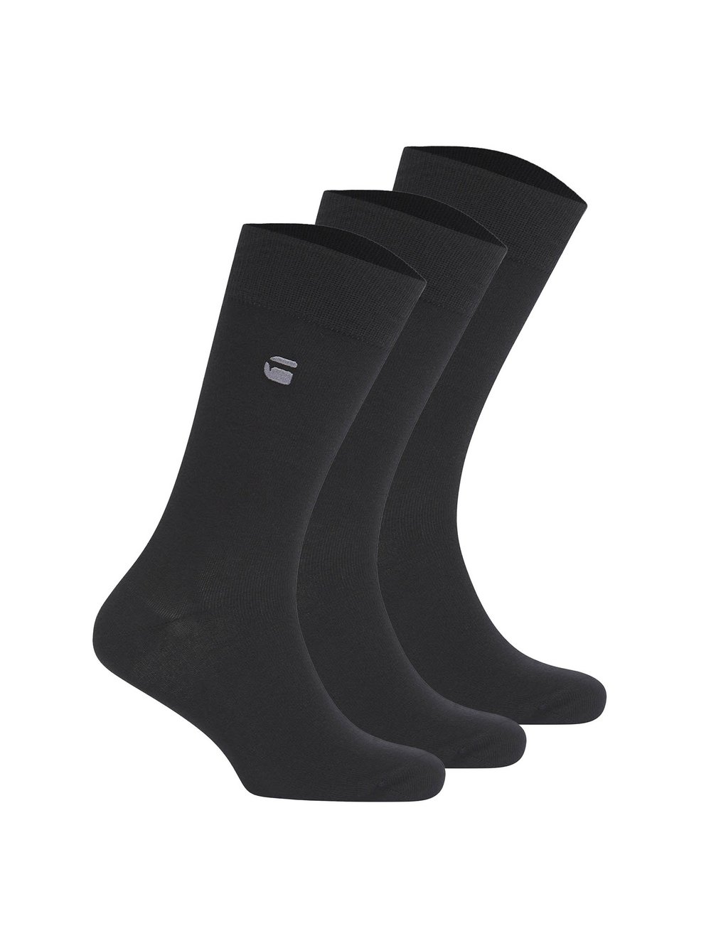 G-Star RAW Socken 3er Pack Herren Baumwolle schwarz, 40-42
