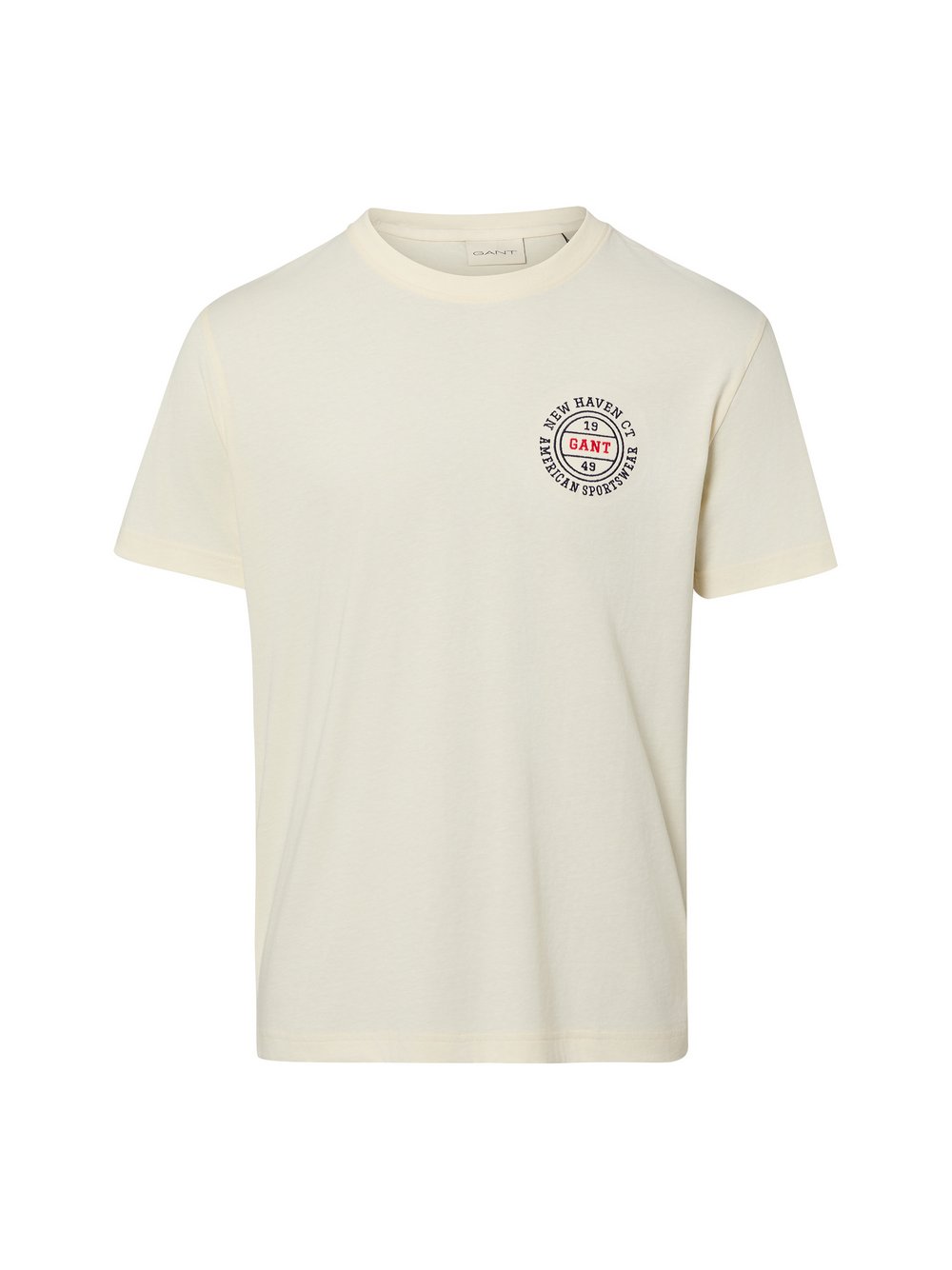 Gant T-Shirt Herren Baumwolle (100%) beige bedruckt, L