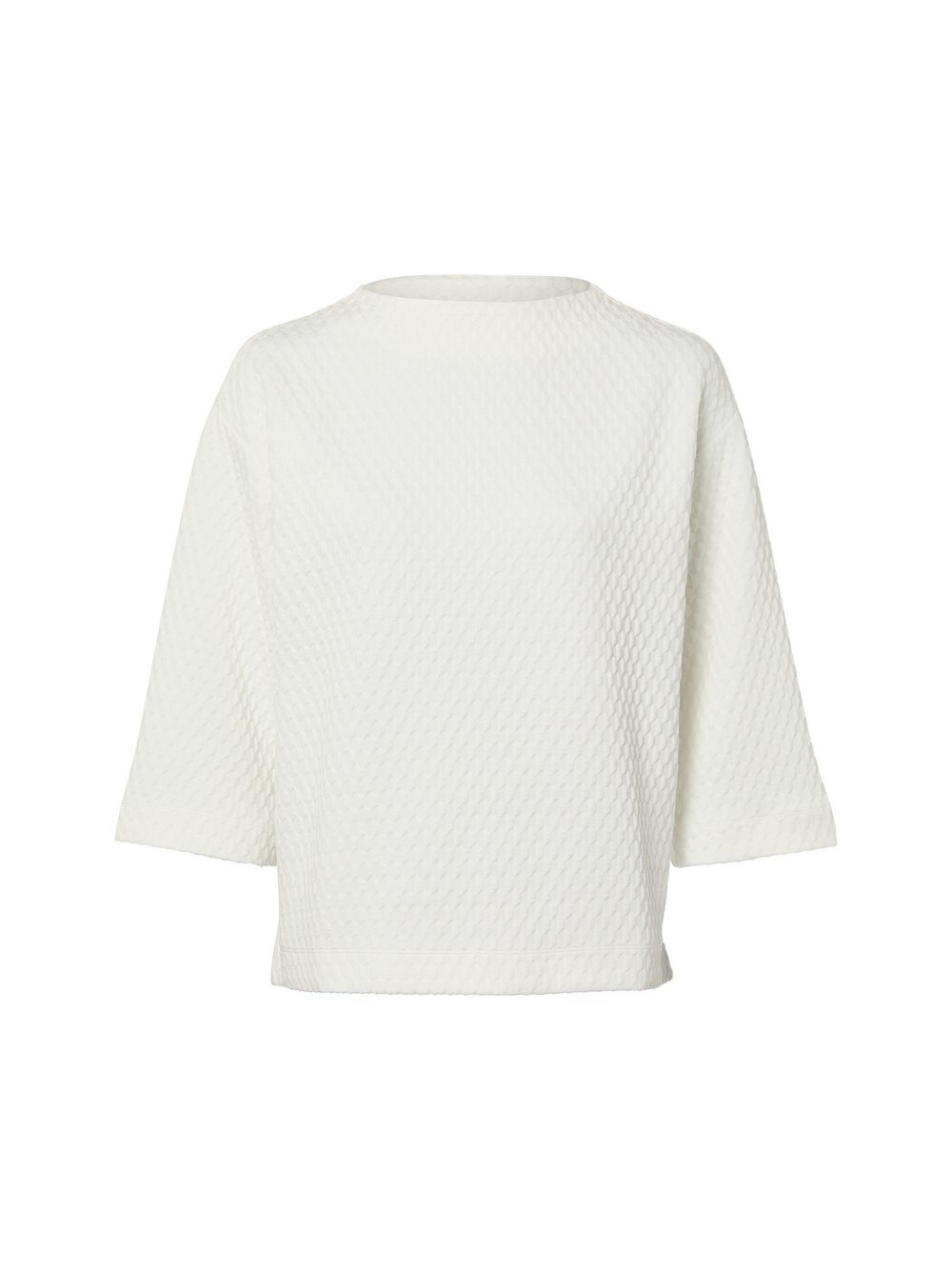 s.Oliver BLACK LABEL Sweatshirt Damen weiß strukturiert, 38