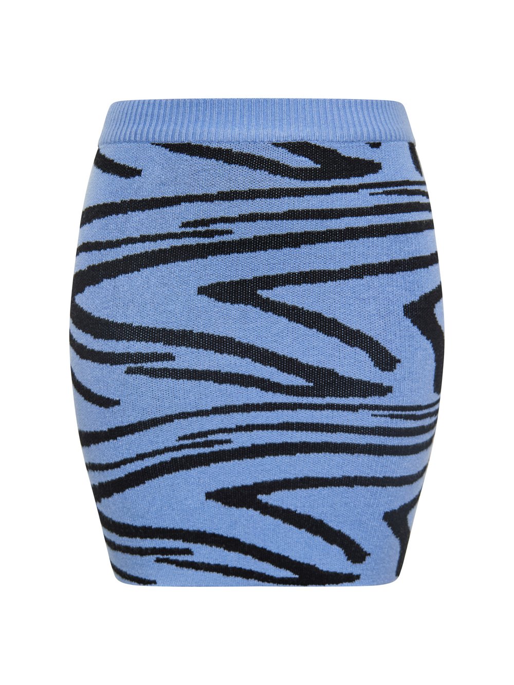 MyMo Rock Damen Viskose blau gemustert, M