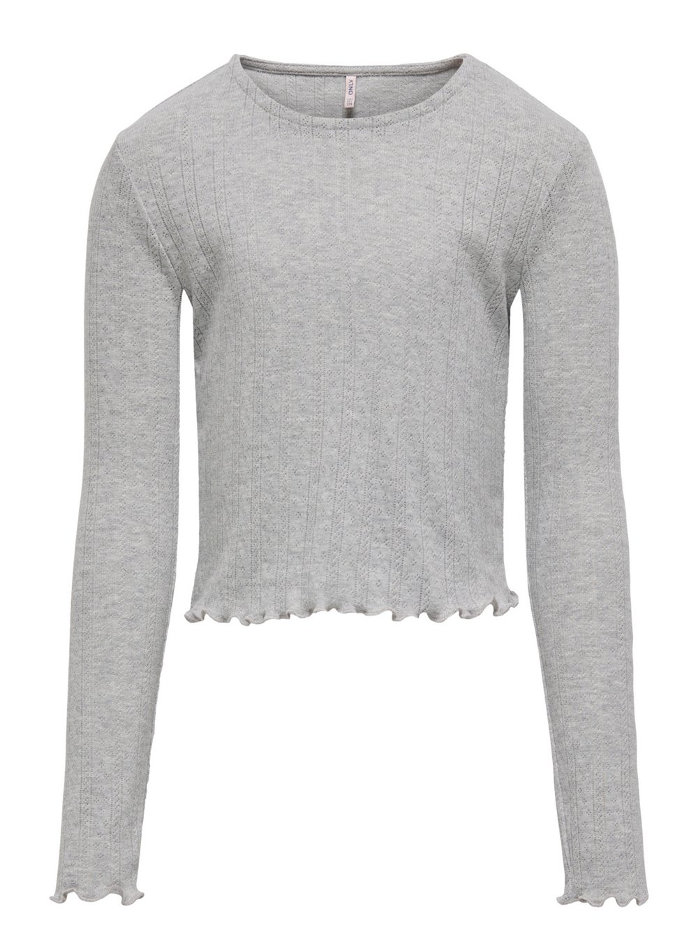 Only Kids Pullover Mädchen Baumwolle grau, 8081