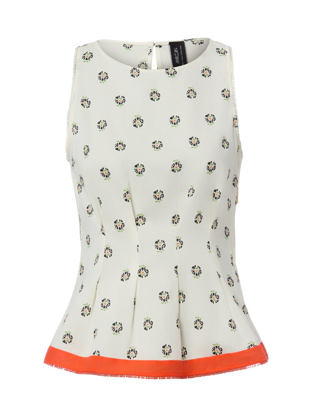 Marc Cain Blusentop Damen Baumwolle (100%) mehrfarbig gemustert, 44
