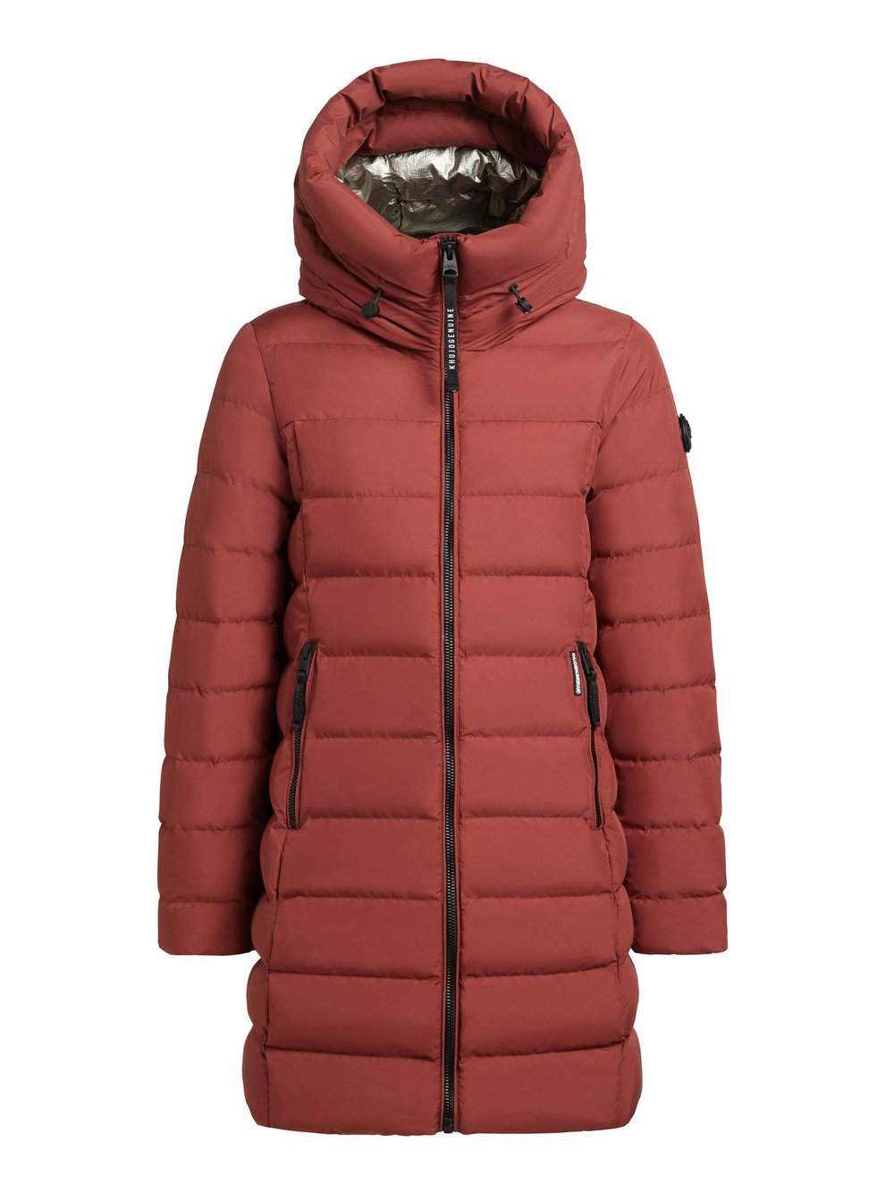 Thumbnail - Khujo Steppmantel Damen rot, L