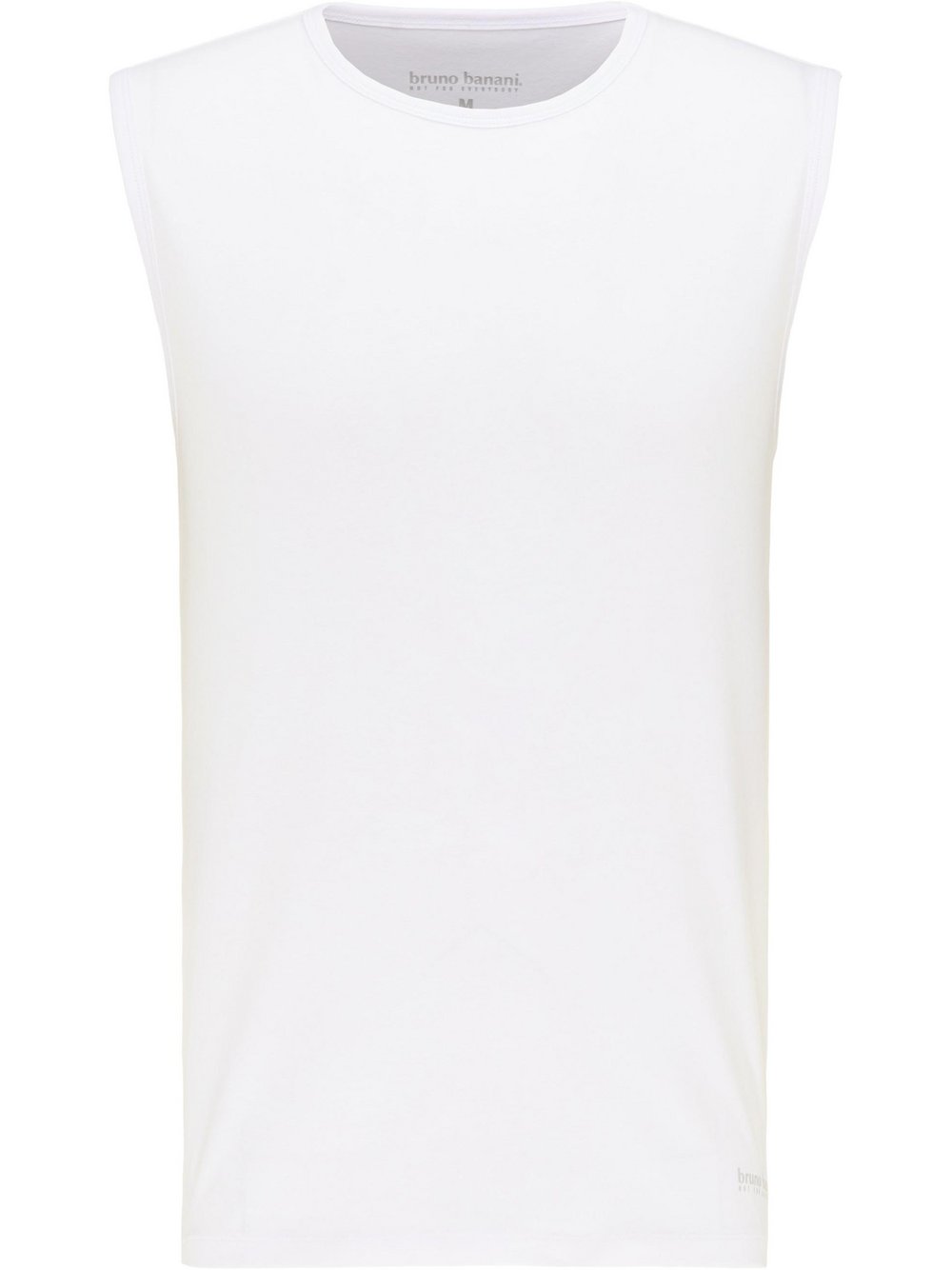 Bruno Banani Muscleshirt Herren Baumwolle weiß gemustert, L
