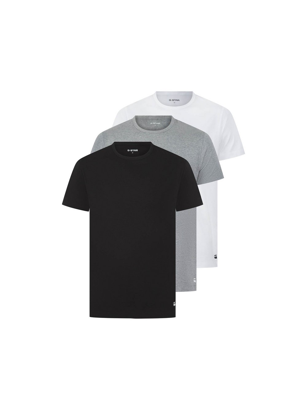 G-Star RAW T-Shirt 3er Pack Herren Baumwolle mehrfarbig, XL