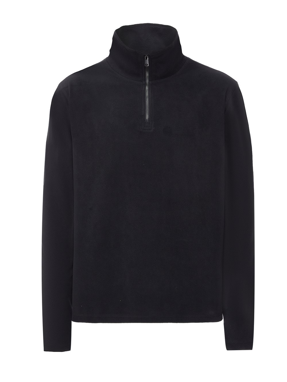 VAN GRAAF Mo Herren Schwarz Fleecepullover Extra Groß