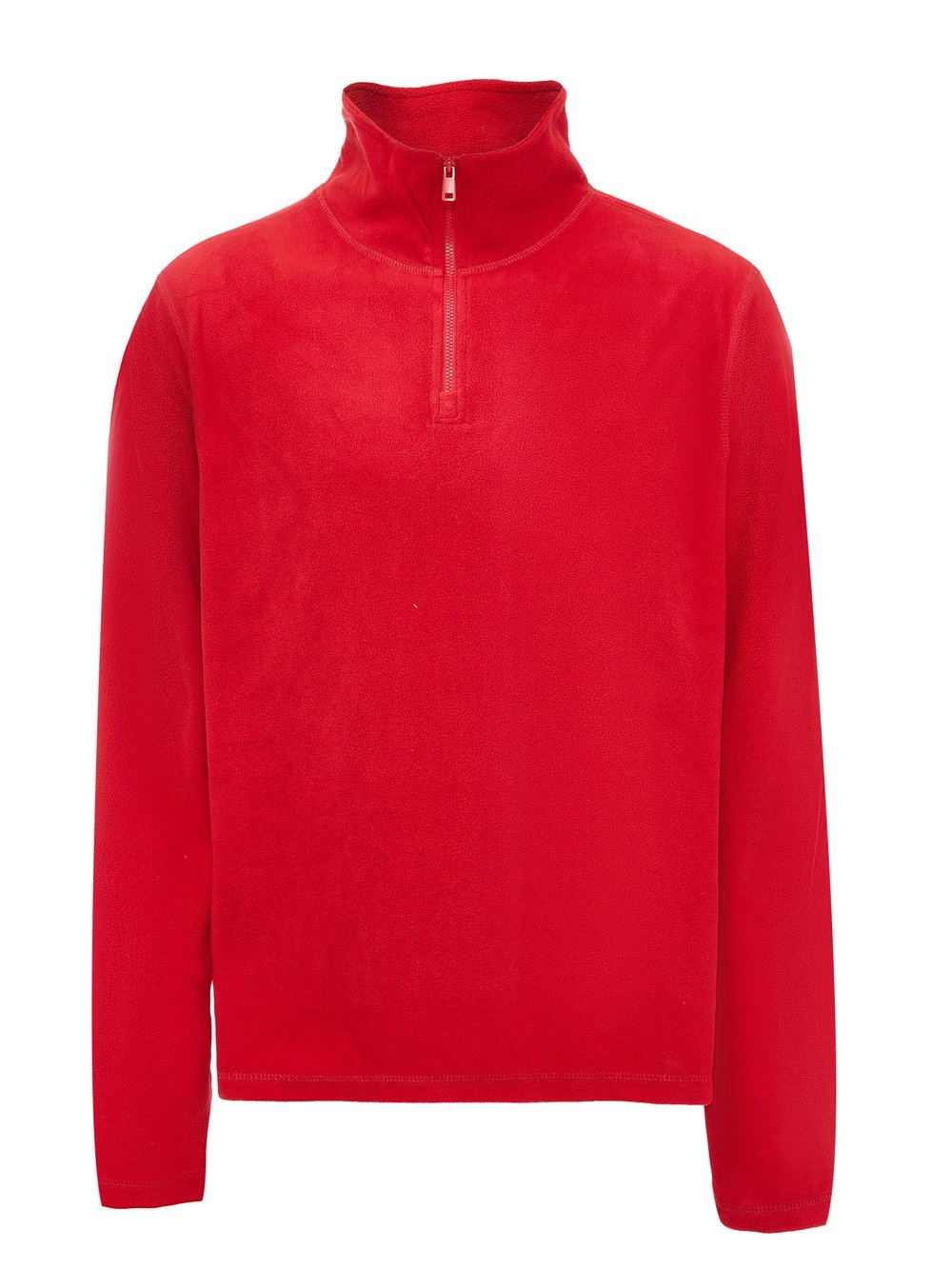Dreimaster Fleecepullover Herren rot, S