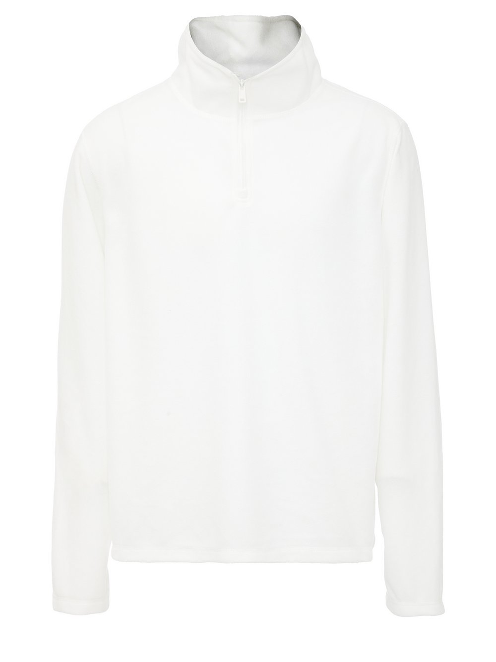 Dreimaster Fleecepullover Herren weiß, S