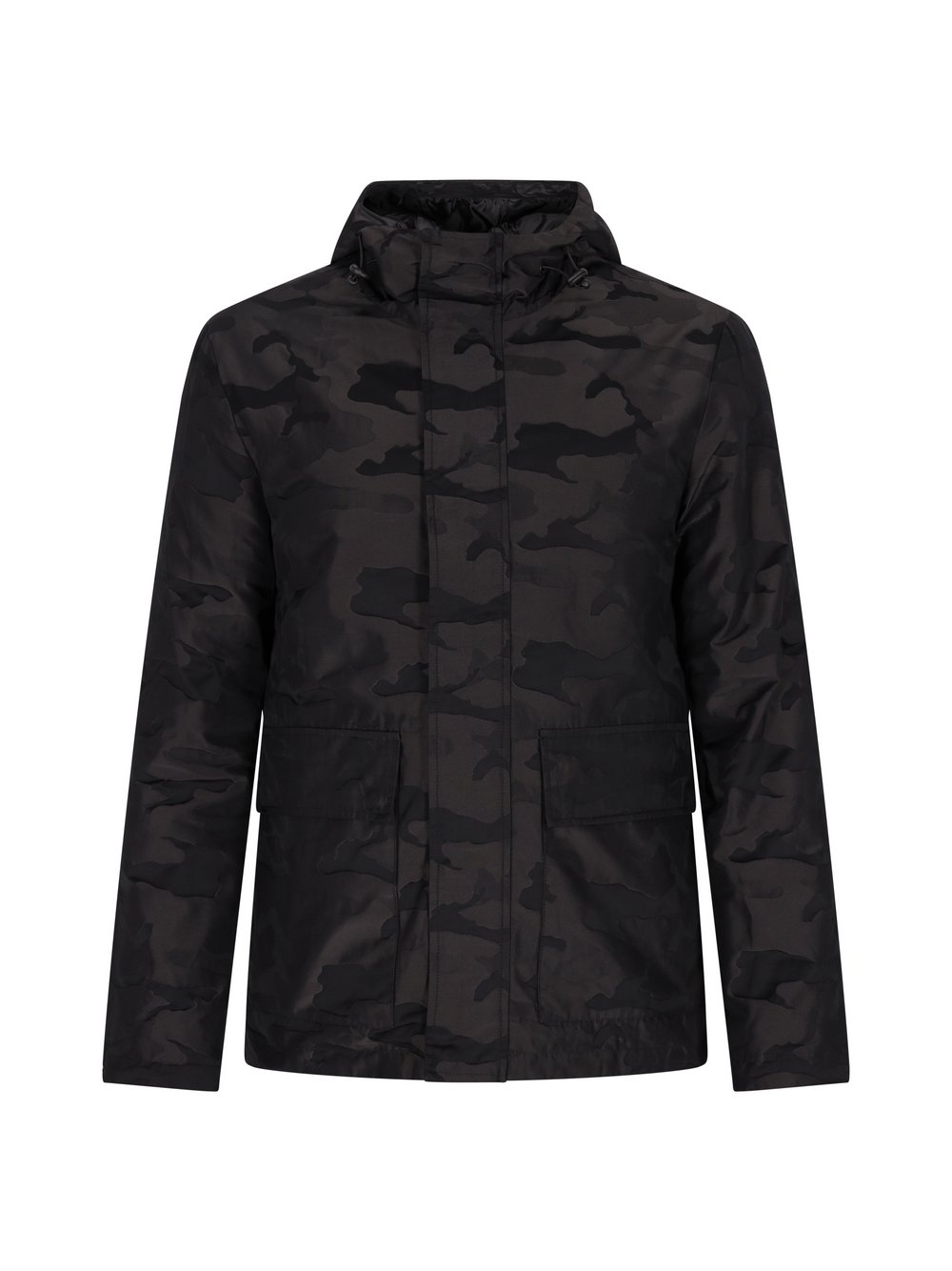 Dreimaster Anorak Herren grau gemustert, XL