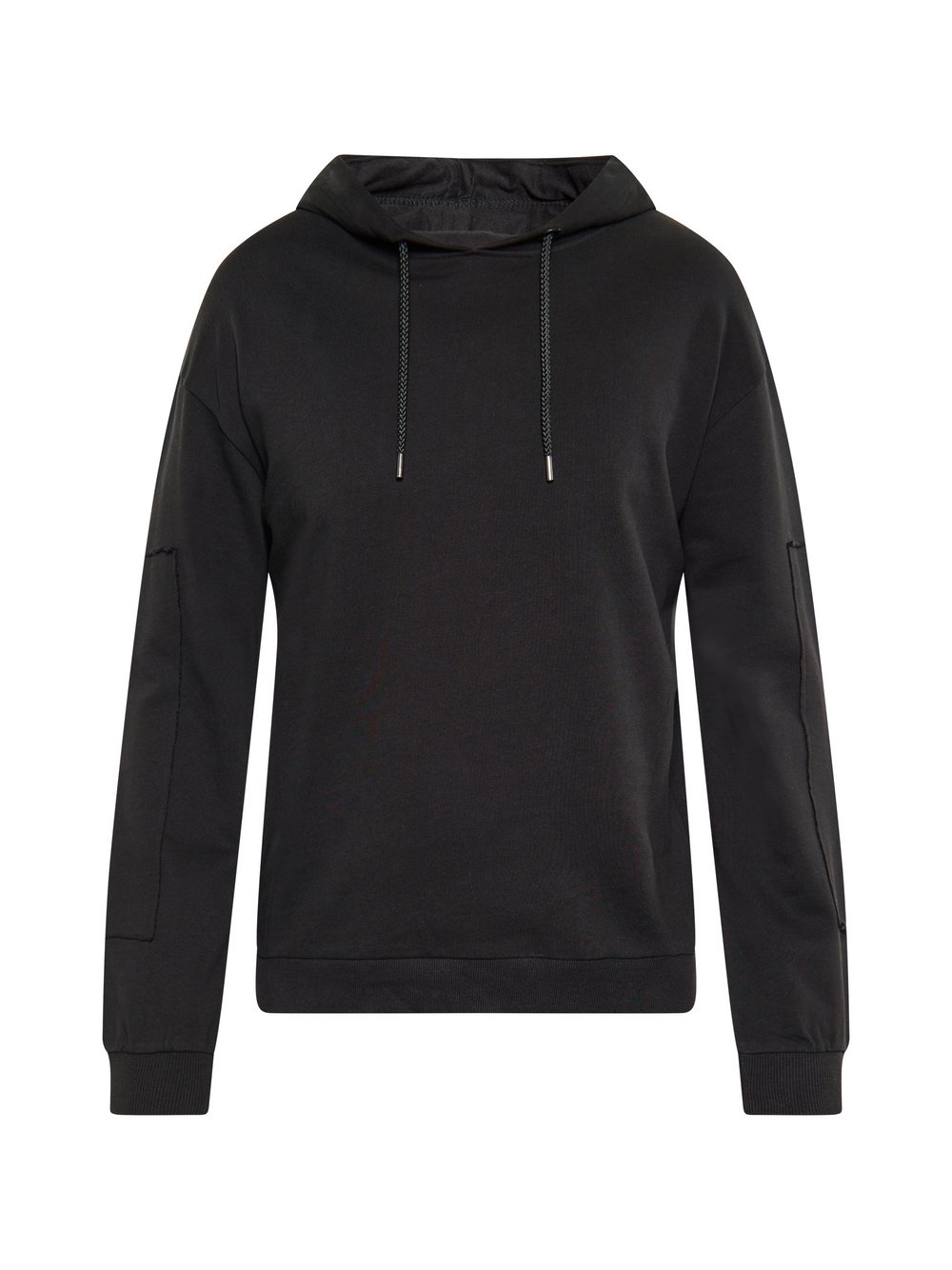 Mo Sweatshirt Herren Baumwolle schwarz, L