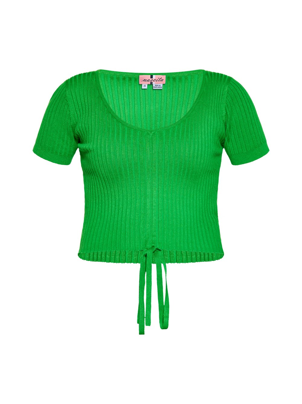 Thumbnail - Faina Crop Top Damen Viskose grün, S